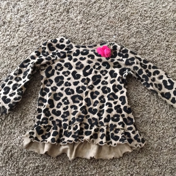Girls cheetah print blouse - Picture 1 of 3